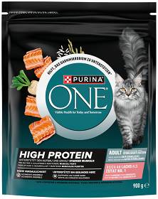 Purina ONE Cat High Protein Adult Salmon Sucha Karma dla kota op. 900g