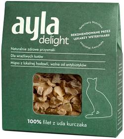 Ayla Delight Filet z uda kurczaka Przysmaki liofilizowane dla kota op. 28g
