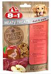 8in1 Meaty Treats Freeze Dried Kaczka z jabłkiem Przysmaki liofilizowane dla psa op. 50g