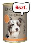 Dog's Love Senior/Light z indykiem Mokra Karma dla psa op. 400g Pakiet 6szt.