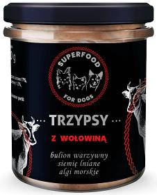 Trzypsy Deluxe z Wołowiną Karma Mokra dla psa op. 300g