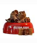 Vector-Food Przysmak Tchawica wołowa krojona dla psa op. 100g