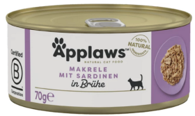 Applaws Natural Cat Food Makrela z sardynkami Mokra Karma dla kota op. 70g PUSZKA
