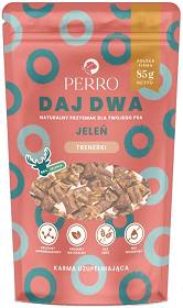 Perro DAJ DWA Jeleń Trenerki Przysmaki dla psa op. 85g