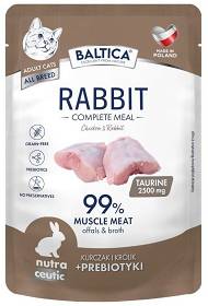 Baltica Nutraceutic Adult Kurczak z królikiem Mokra karma dla kota op. 100g SASZETKA