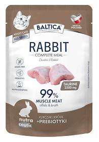 Baltica Nutraceutic Adult Kurczak z królikiem Mokra karma dla kota op. 100g SASZETKA
