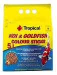 Tropical Pokarm Koi&Goldfish Colour Sticks dla ryb poj. 5l