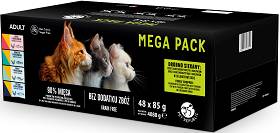 Pet Republic Mega Pack w sosie Mix Smaków Mokra Karma dla kota op. 48x85g