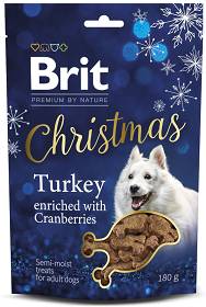 Brit Premium by Nature Christmas Snack Turkey with Cranberries Przysmaki dla psa op. 180g