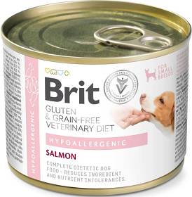 Brit Veterinary Diet Hypoallergenic Salmon&Pea Mokra Karma dla psa op. 200g