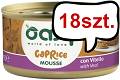 Oasy Caprice Adult Musse with Veal Mokra Karma dla kota op. 85g Pakiet 18szt.