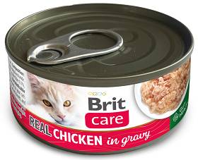 Brit Care Cat Adult Chicken in gravy Mokra Karma dla kota op. 80g