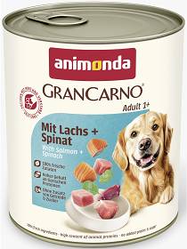 Animonda GranCarno Adult łosoś ze szpinakiem Mokra Karma dla psa op. 800g