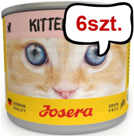 Josera Kitten Beef Mokra Karma z wołowiną dla kociąt op. 200g Pakiet 6szt.