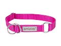 Amiplay Obroża półzaciskowa Samba dla psa rozm. M (25-40cm) kolor różowy