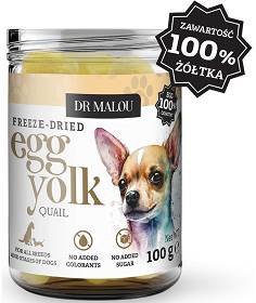 Dr Malou Przysmak Żółtko przepiórcze dla psa op. 100g