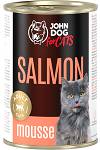 John Dog Adult Salmon Mousse Mokra Karma dla kota op. 400g