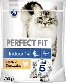 Perfect Fit Indoor 1+ Kurczak Sucha Karma dla kota op. 3x750g ZESTAW