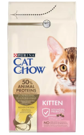 Purina Cat Chow Kitten Chicken Sucha Karma dla kociąt op. 1.5kg