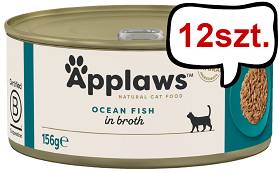 Applaws Natural Cat Food Ryby oceaniczne Mokra Karma dla kota op. 156g Pakiet 12szt.