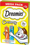 Dreamies Creamy Przysmak z pysznym łososiem i kurczakiem dla kota op. 12x10g