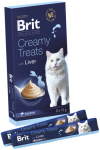 Brit Premium Creamy Treats with Liver Przysmak dla kota op. 6x15g