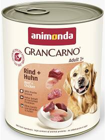 Animonda GranCarno Adult wołowina z kurczakiem Mokra Karma dla psa op. 800g