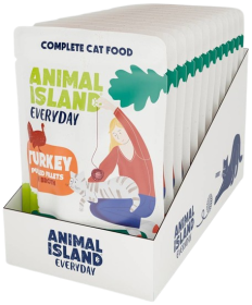 Animal Island Everyday Turkey in Broth Mokra Karma dla kota op. 12x85g
