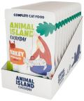 Animal Island Everyday Turkey in Broth Mokra Karma dla kota op. 12x85g