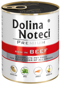 Dolina Noteci Premium Adult Wołowina Mokra Karma dla psa op. 800g