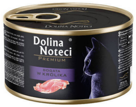 Dolina Noteci Premium Bogata w Królika Mokra Karma dla kota op. 185g