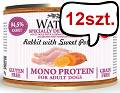 Wataha Mono Adult Rabbit&Sweet Potato Mokra Karma dla psa op. 185g Pakiet 12szt.