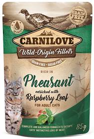 Carnilove Adult Pheasant&Raspberry Leaf Mokra Karma dla kota op. 85g