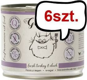 Gussto Fresh Turkey&Duck Mokra Karma dla kota op. 200g Pakiet 6szt.