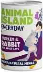 Animal Island Everyday Turkey&Rabbit Mokra Karma dla kota op. 400g