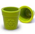 SodaPup Zabawka do wypełnienia jedzeniem Doniczka Flower kolor zielony WYPRZEDAŻ
