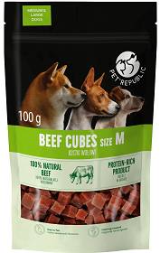 Pet Republic Przysmak Beef Soft Cubes dla psa op. 100g