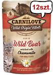 Carnilove Adult Wild Boar&Chamomile Mokra Karma dla kota op. 85g Pakiet 12szt.