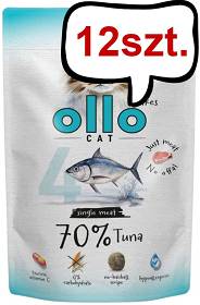 Ollo Cat Nr 4 Tuna Mokra Karma dla kota op. 85g Pakiet 12szt.