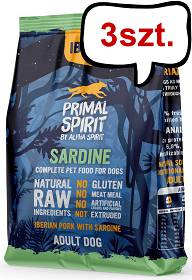Primal Spirit Iberian Sardine Karma sucha miękka dla psa op. 1kg Pakiet 3szt. [3kg]