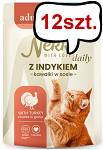 Nekko Daily Adult Sterilised z indykiem w sosie Mokra Karma dla kota op. 85g Pakiet 12szt.
