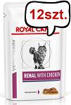 Royal Canin Vet Renal with Chicken Mokra Karma dla kota op. 85g Pakiet 12szt.