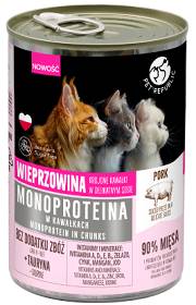 Pet Republic Adult Monoprotein Wieprzowina Mokra Karma dla kota 400g WYPRZEDAŻ