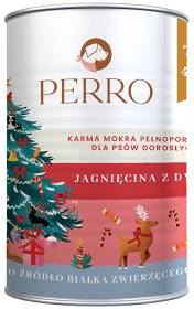 Perro Christmas Adult Jagnięcina z dynią Mokra Karma dla psa op. 400g