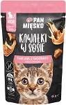 Pan Mięsko Kitten Kurczak z królikiem w sosie Mokra Karma dla kociąt op. 85g