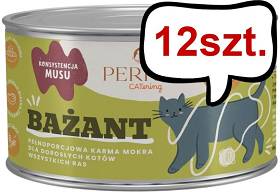Perro CATering Indyk Mokra Karma dla kota op. 185g Pakiet 12szt.