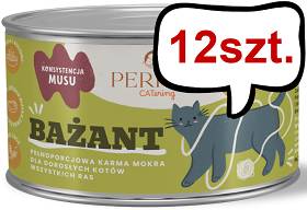 Perro CATering Indyk Mokra Karma dla kota op. 185g Pakiet 12szt.