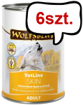 Wolfsblut VetLine Skin&Coat Mokra Karma dla psa op. 395g Pakiet 6szt.
