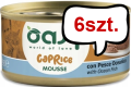 Oasy Caprice Musse with Ocean Fish Adult mokra karma dla kotów op. 85g Pakiet 6szt.