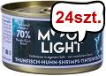 Moonlight Dinner nr 3 Tuńczyk, kurczak i kałamarnica Mokra Karma dla kota op. 80g Pakiet 24szt.